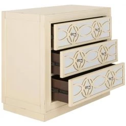 Catalina 3-Drawer Off-White Nightstand Chest by SAFAVIEH 18 Catalina 3-Drawer Off-White Nightstand Chest by SAFAVIEH -Safavieh Sales Store antique beige nickel safavieh chest of drawers chs6400b 77 1000