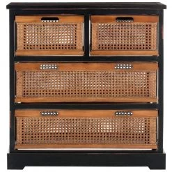Jackson 5-Drawer Black Chest by SAFAVIEH