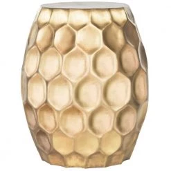 Roxanna Dark Gold Side Table by SAFAVIEH