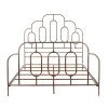 Paloma Bronze Metal Queen Platform Bed by SAFAVIEH