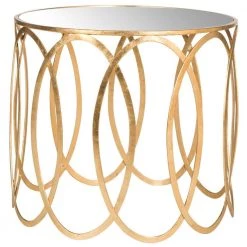 Cyrah Gold End Table by SAFAVIEH