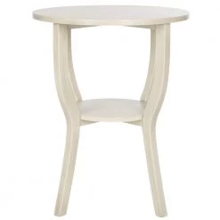 Rhodes Off-White End Table by SAFAVIEH