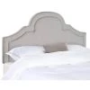 Kerstin Gray Queen Upholstered Headboard by SAFAVIEH -Safavieh Sales Store artic gray safavieh headboards mcr4678b 64 1000