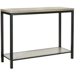Dennis 42 in. Gray/Black Wood Console Table by SAFAVIEH 9 Dennis 42 in. Gray/Black Wood Console Table by SAFAVIEH -Safavieh Sales Store ash grey safavieh console tables amh6589b c3 1000