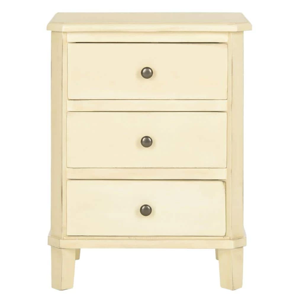 Joe Off-White Storage End Table by SAFAVIEH 3 Joe Off-White Storage End Table by SAFAVIEH