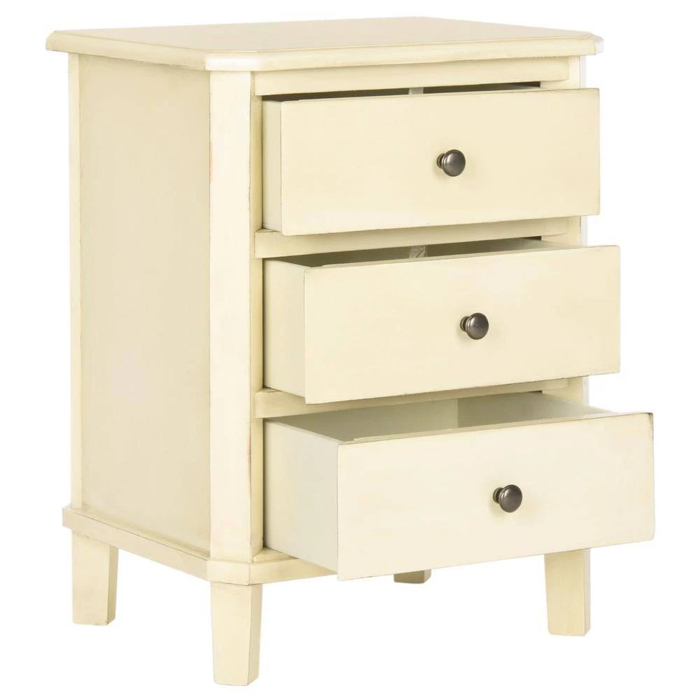 Joe Off-White Storage End Table by SAFAVIEH 6 Joe Off-White Storage End Table by SAFAVIEH - Image 4