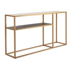 Octavia 54 in. Beige/Black/Gold Console Table by SAFAVIEH 20 Octavia 54 in. Beige/Black/Gold Console Table by SAFAVIEH -Safavieh Sales Store beige black gold safavieh console tables cns6205b 1f 1000