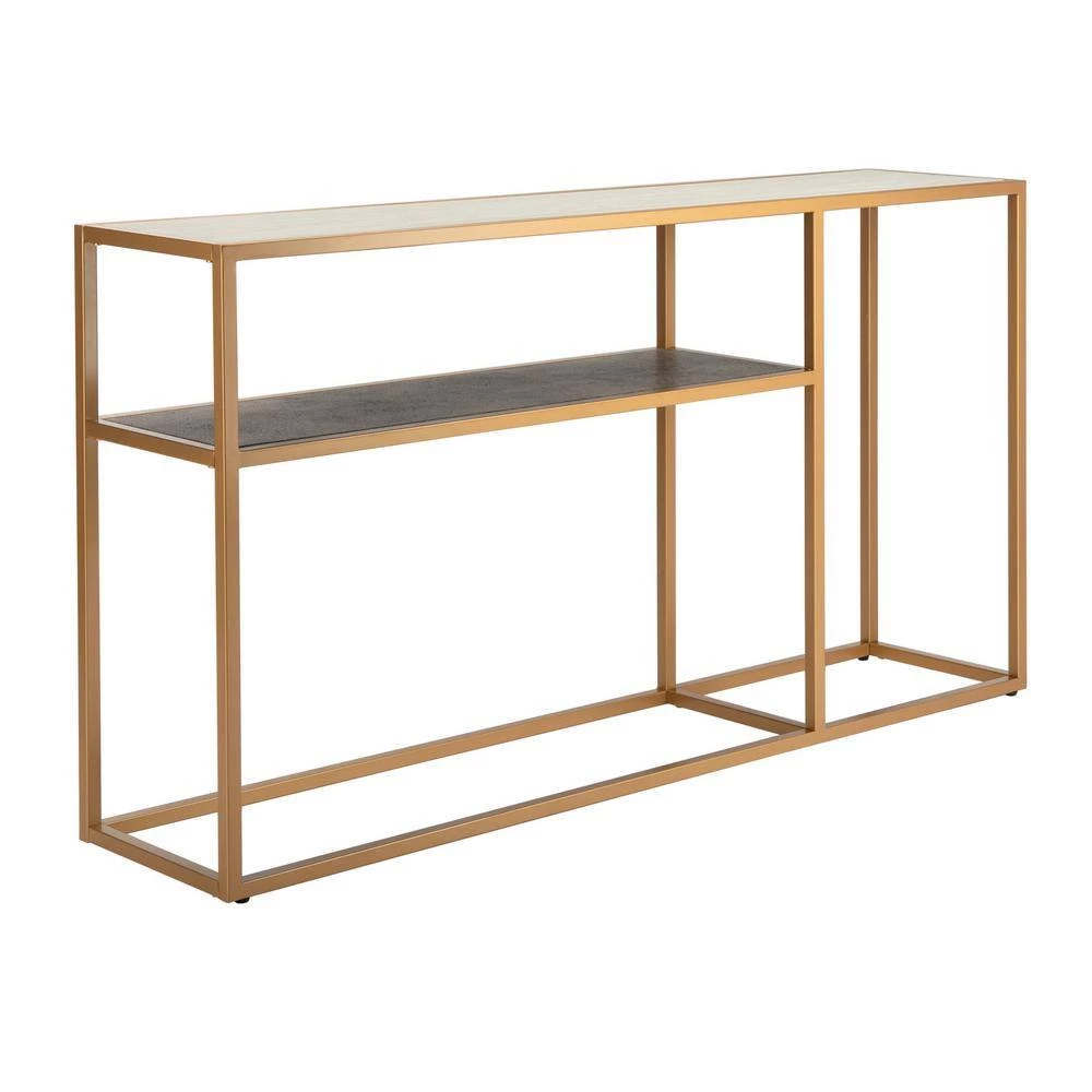 Octavia 54 in. Beige/Black/Gold Console Table by SAFAVIEH 10 Octavia 54 in. Beige/Black/Gold Console Table by SAFAVIEH - Image 8
