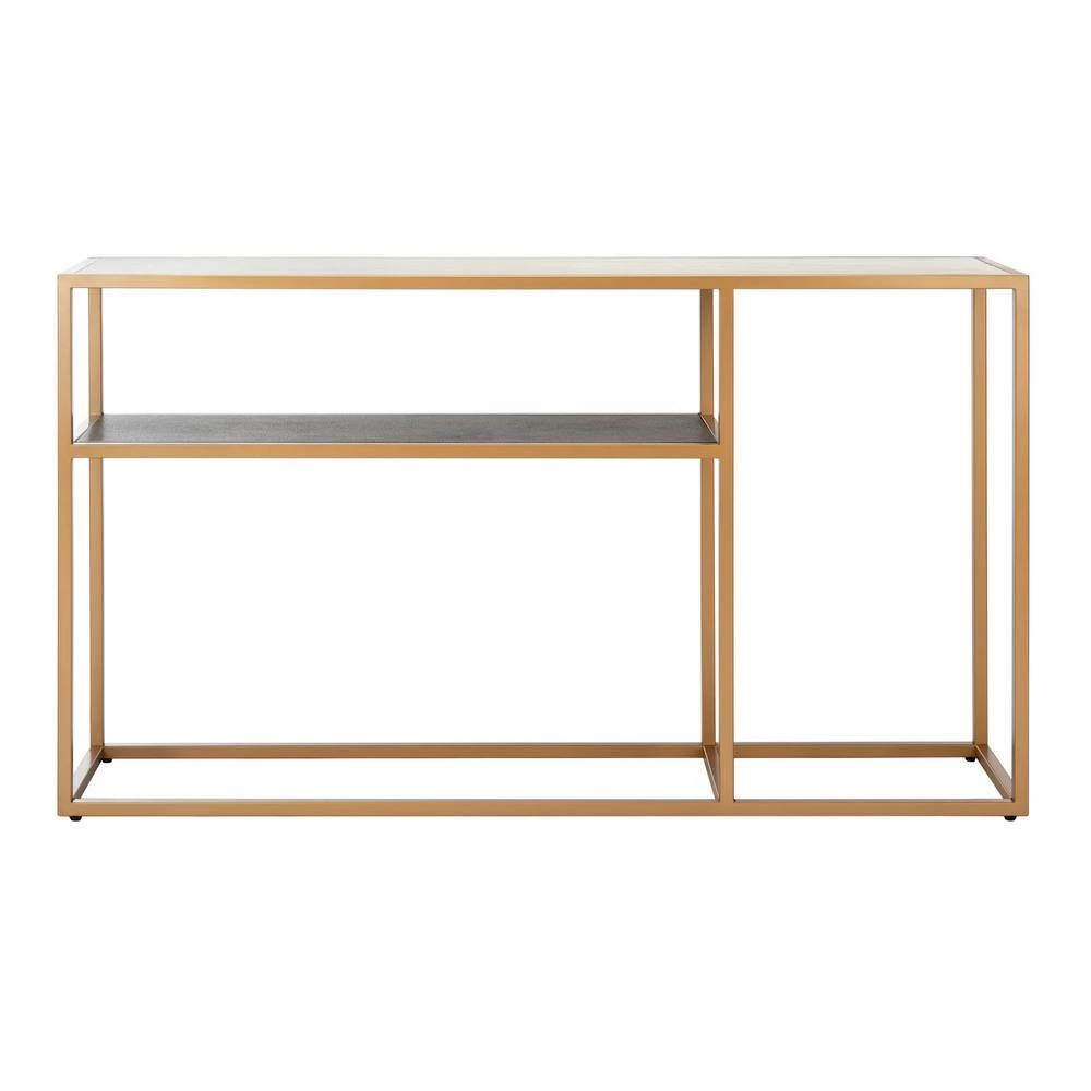 Octavia 54 in. Beige/Black/Gold Console Table by SAFAVIEH 9 Octavia 54 in. Beige/Black/Gold Console Table by SAFAVIEH - Image 7