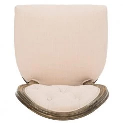 Holloway Beige Tufted Side Chair (Set of 2) by SAFAVIEH -Safavieh Sales Store beige rustic oak safavieh dining chairs fox6235b set2 a0 1000
