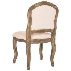 Eloise Beige/Rustic Brown 20 in. Dining Chair (Set of 2) by SAFAVIEH -Safavieh Sales Store beige rustic oak safavieh dining chairs fox6264a set2 44 1000