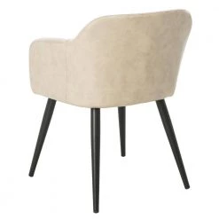 Adalena Beige Leather Accent Chair by SAFAVIEH 17 Adalena Beige Leather Accent Chair by SAFAVIEH -Safavieh Sales Store beige safavieh accent chairs ach7500b 1d 1000