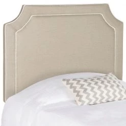 Dane Gray Twin Upholstered Headboard by SAFAVIEH