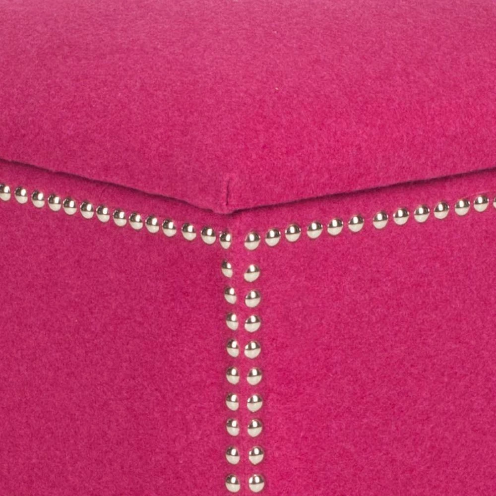 Deidra Pink Storage Ottoman by SAFAVIEH 10 Deidra Pink Storage Ottoman by SAFAVIEH - Image 8