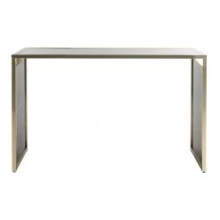 Kylie 48 in. Black/Gold Wood Console Table by SAFAVIEH