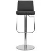 Stanley Chrome Swivel Cushioned Bar Stool by SAFAVIEH -Safavieh Sales Store black chrome safavieh bar stools fox3003a 64 1000