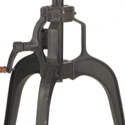 Nesta Dark Brown Adjustable Pub/Bar Table by SAFAVIEH -Safavieh Sales Store black copper safavieh bar tables fox7208a 1f 1000