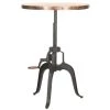 Nesta Dark Brown Adjustable Pub/Bar Table by SAFAVIEH