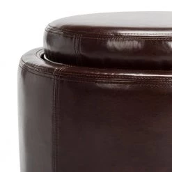 Murray Dark Red Storage Ottoman by SAFAVIEH 19 Murray Dark Red Storage Ottoman by SAFAVIEH -Safavieh Sales Store black cordovan safavieh ottomans hud4045c 44 1000