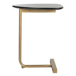 Kaiya Black/Gold End Table by SAFAVIEH -Safavieh Sales Store black gold safavieh end side tables acc3703a 1f 1000