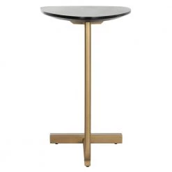 Kaiya Black/Gold End Table by SAFAVIEH -Safavieh Sales Store black gold safavieh end side tables acc3703a 4f 1000