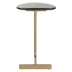 Kaiya Black/Gold End Table by SAFAVIEH