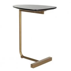 Kaiya Black/Gold End Table by SAFAVIEH -Safavieh Sales Store black gold safavieh end side tables acc3703a c3 1000