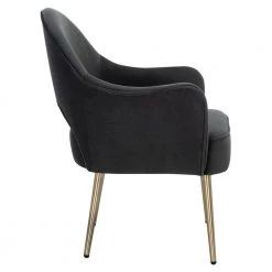 Dublyn Black Upholstered Side Chairs by SAFAVIEH -Safavieh Sales Store black safavieh accent chairs ach4001e 4f 1000