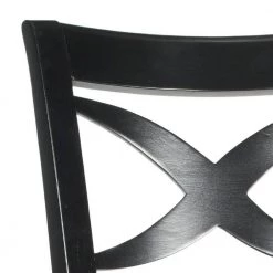 Santino 29 in. Black Swivel Cushioned Bar Stool by SAFAVIEH -Safavieh Sales Store black safavieh bar stools fox7013c 44 1000