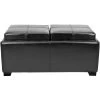 Harrison Black Storage Ottoman by SAFAVIEH -Safavieh Sales Store black safavieh bedroom benches hud8234b 64 1000