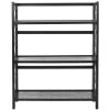 Natalie 42.5 in. Black Wood 3-shelf Bookcase by SAFAVIEH