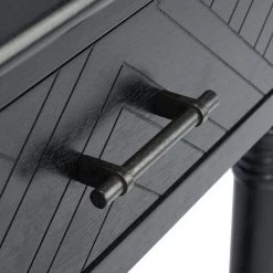 Peyton 35.5 in. 2-Drawer Black Console Table by SAFAVIEH -Safavieh Sales Store black safavieh console tables cns5704b 66 1000