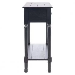 Primrose 2-Drawer Black Wood Console Table by SAFAVIEH 18 Primrose 2-Drawer Black Wood Console Table by SAFAVIEH -Safavieh Sales Store black safavieh console tables cns5706b c3 1000