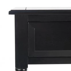 Primrose 2-Drawer Black Wood Console Table by SAFAVIEH 22 Primrose 2-Drawer Black Wood Console Table by SAFAVIEH -Safavieh Sales Store black safavieh console tables cns5706b fa 1000