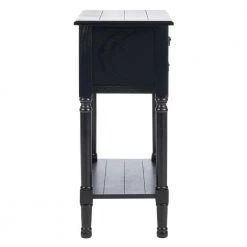 Primrose 3-Drawer Black Wood Console Table by SAFAVIEH -Safavieh Sales Store black safavieh console tables cns5707b c3 1000