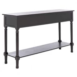 Landers Black 3-Drawer Console Table by SAFAVIEH -Safavieh Sales Store black safavieh console tables cns5711b 1f 1000