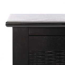 Landers Black 3-Drawer Console Table by SAFAVIEH -Safavieh Sales Store black safavieh console tables cns5711b fa 1000