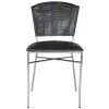 Melita Black/Silver Side Chair (Set of 2) by SAFAVIEH -Safavieh Sales Store black safavieh dining chairs sea4009a set2 64 1000