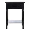 Peyton 19 in. Black Rectangle Wood Storage End Table by SAFAVIEH 1 Peyton 19 in. Black Rectangle Wood Storage End Table by SAFAVIEH -Safavieh Sales Store black safavieh end side tables acc5704b 64 1000