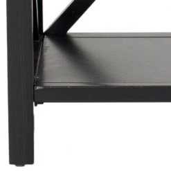 Candence Black End Table by SAFAVIEH -Safavieh Sales Store black safavieh end side tables amh6523b c3 1000