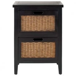 Jonah Black Storage End Table by SAFAVIEH