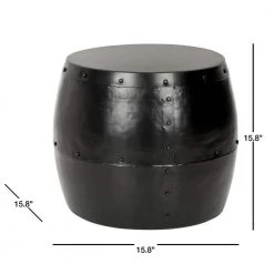 Iridium Black End Table by SAFAVIEH 8 Iridium Black End Table by SAFAVIEH -Safavieh Sales Store black safavieh end side tables fox5512a 40 1000