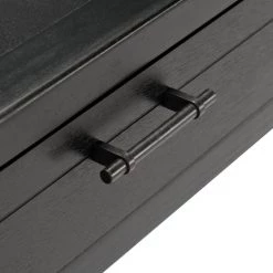 Filbert 42 in. Black Wood 2-Drawer Writing Desk by SAFAVIEH -Safavieh Sales Store black safavieh writing desks dsk5701b 66 1000