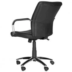 Lysette Black Office Chair by SAFAVIEH -Safavieh Sales Store black silver safavieh task chairs fox8500b c3 1000