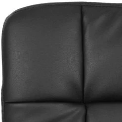 Brunner Black Faux Leather Office Chair by SAFAVIEH -Safavieh Sales Store black silver safavieh task chairs fox8510a 4f 1000