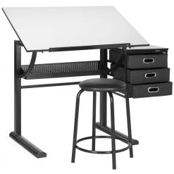 Harvard 36 in. Black/White 3 Drawer Writing Desk by SAFAVIEH -Safavieh Sales Store black white safavieh writing desks fox2218a 31 1000