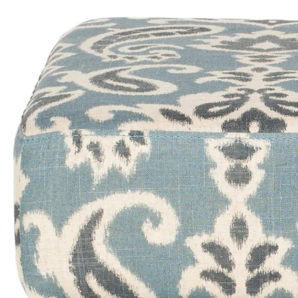 Declan Blue/Gray/Off-White Storage Ottoman by SAFAVIEH 7 Declan Blue/Gray/Off-White Storage Ottoman by SAFAVIEH - Image 5