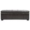 Kerrie Brown Upholstered Storage Entryway Bench by SAFAVIEH