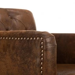 Colin Rustic Brown Leather Arm Chair by SAFAVIEH 15 Colin Rustic Brown Leather Arm Chair by SAFAVIEH -Safavieh Sales Store brown cherry mahogany safavieh accent chairs hud8212b 4f 1000