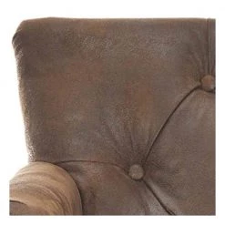 Colin Rustic Brown Leather Arm Chair by SAFAVIEH 18 Colin Rustic Brown Leather Arm Chair by SAFAVIEH -Safavieh Sales Store brown cherry mahogany safavieh accent chairs hud8212b fa 1000